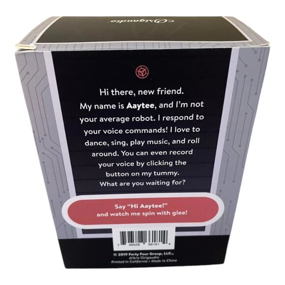 Dr Pepper Logo Origaudio Aaytee - Voice-Controlled Robot Can Talk, Dance & Sing - Picture 10 of 13